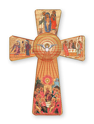 Holy Spirit Wooden Cross
