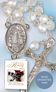 Single Decade Acrylic Rosary - Clear