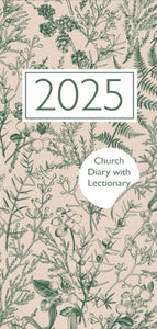 Floral Church Pocket Book Diary with Lectionary 2025