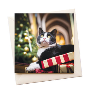Hodge Under the Tree Greeting Card