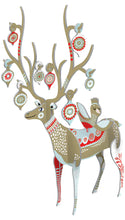 Load image into Gallery viewer, Folksy Reindeer Pop &amp; Slot 3D Scene
