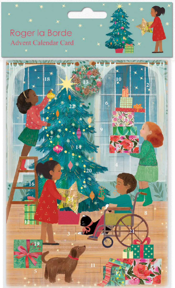 A Christmas Party Advent Calendar Greeting Card