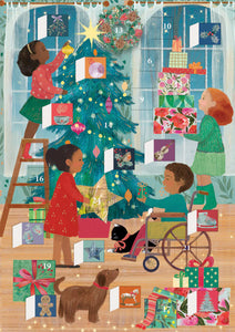 A Christmas Party Advent Calendar Greeting Card