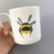 Load image into Gallery viewer, Bumble Bee Bone China Mug
