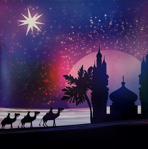 Pack of 10 'Journey by Night' Christmas Cards