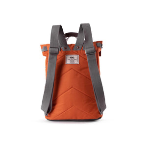 Finchley A Recycled Canvas Bag in Atomic Orange - Medium