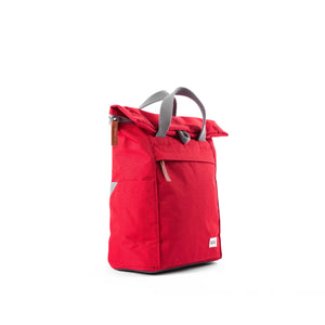 Finchley A Recycled Canvas Bag in Mars Red - Small