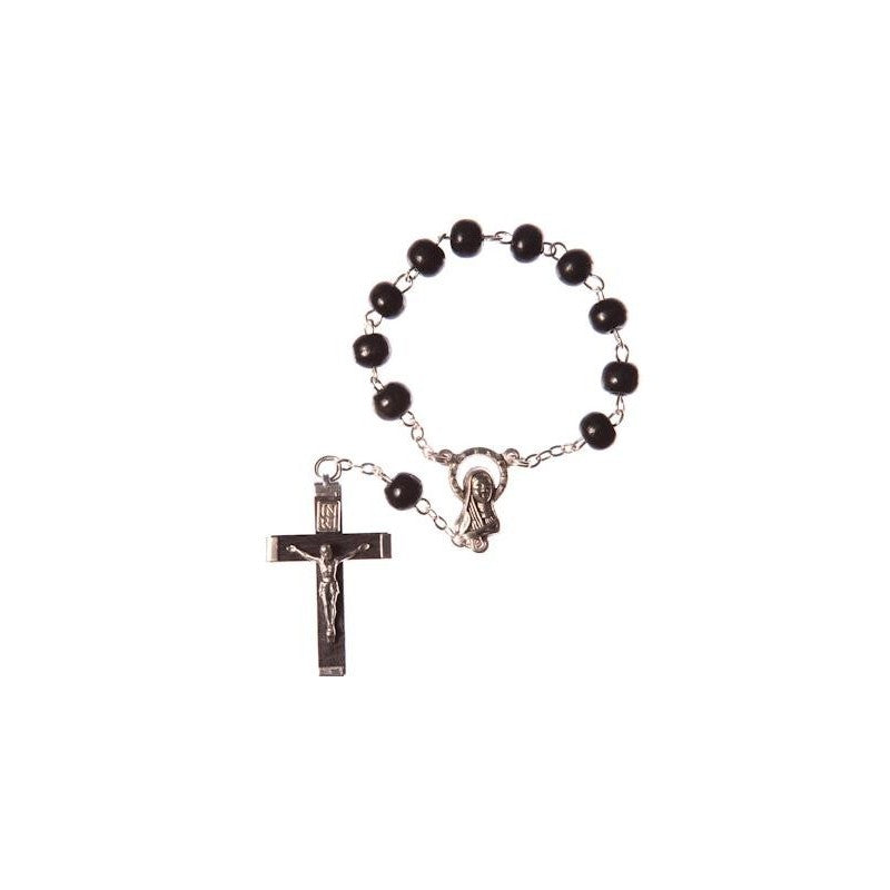 Black Wood One Decade Rosary