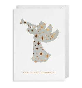 Peace and Goodwill Pack of 5 Cards - Angel