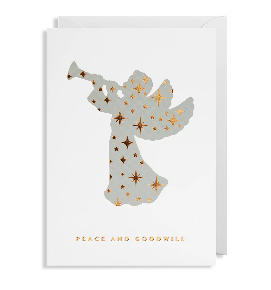 Peace and Goodwill Pack of 5 Cards - Angel