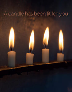 Praying for You Card - Four Prayer Candles