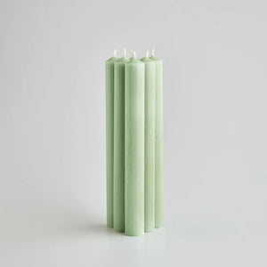 7/8" Atlantic Green Dinner Candles Gift Pack