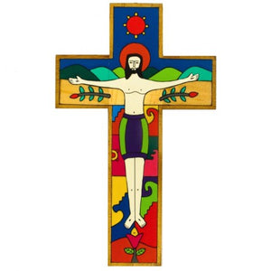 Wooden Crucified Christ Cross