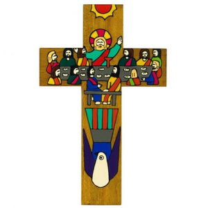 Wooden Last Supper Cross