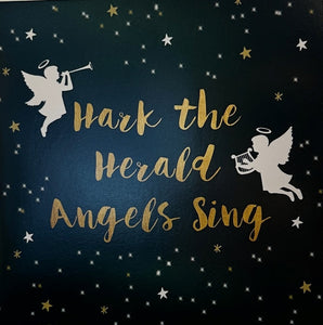 Pack of 10 'Hark the Herald Angels Sing' Christmas Cards