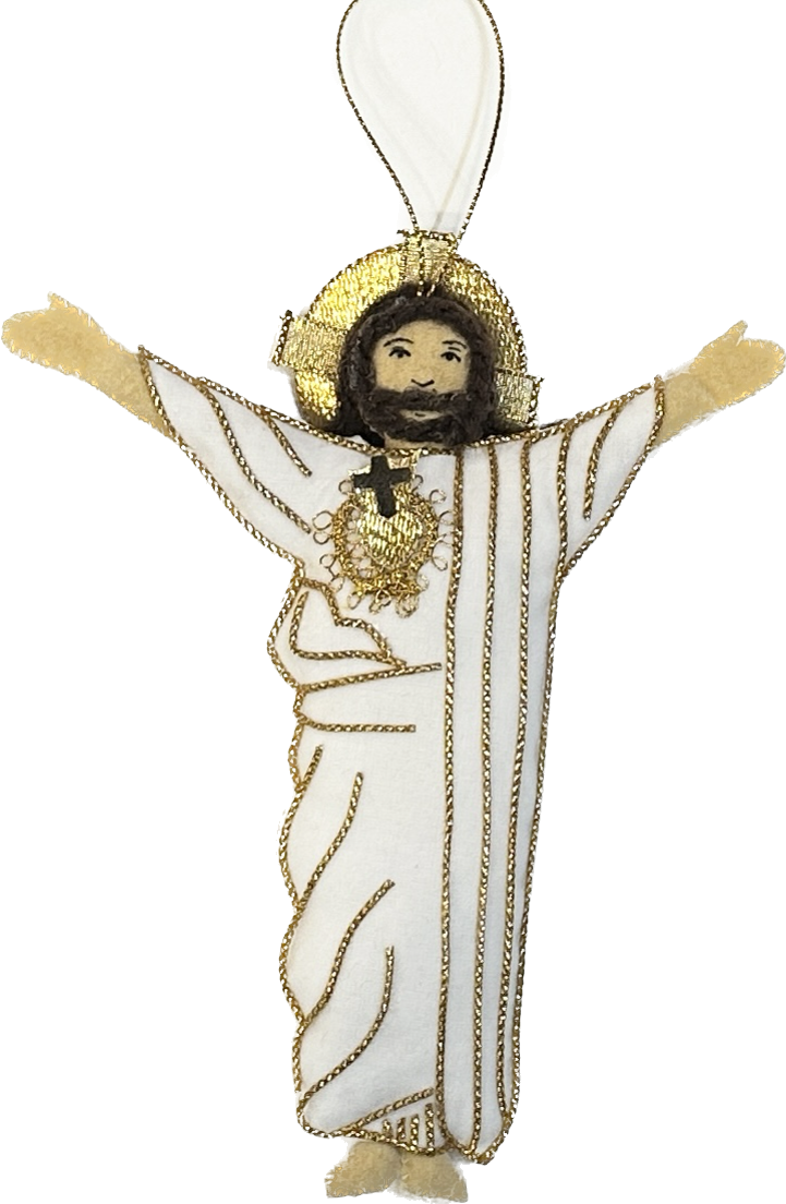 Embroidered Jesus Christ Decoration