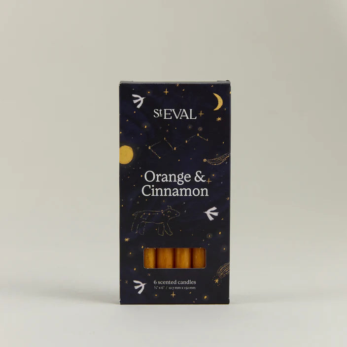 Orange & Cinnamon, Mini Fragranced Festive Candles