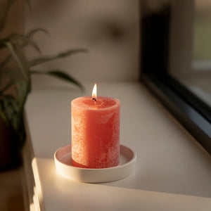 Wild Rhubarb Pillar Candle