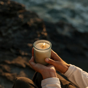 Sea Mist, Beachcombing Glass Candle