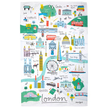 Load image into Gallery viewer, Jessica Hogarth London Map Tea Towel
