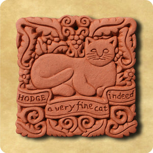 Decorative Tile - Hodge the Cathedral Cat
