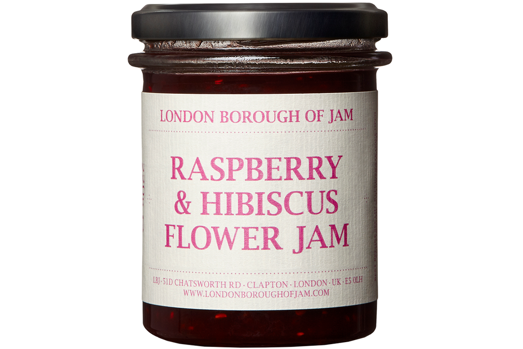 Raspberry and Hibiscus Flower Jam 220g