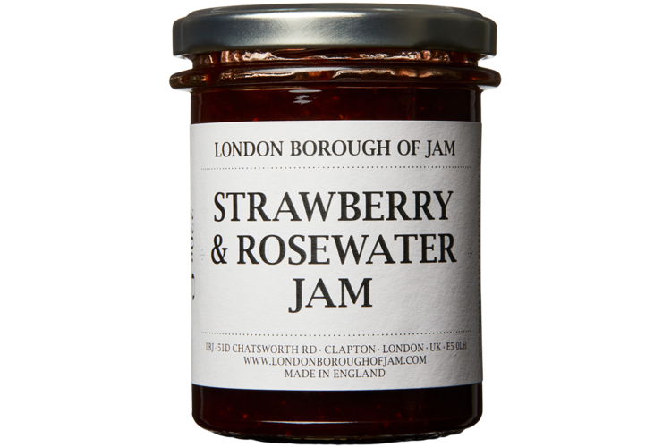 Strawberry and Rosewater Jam 220g