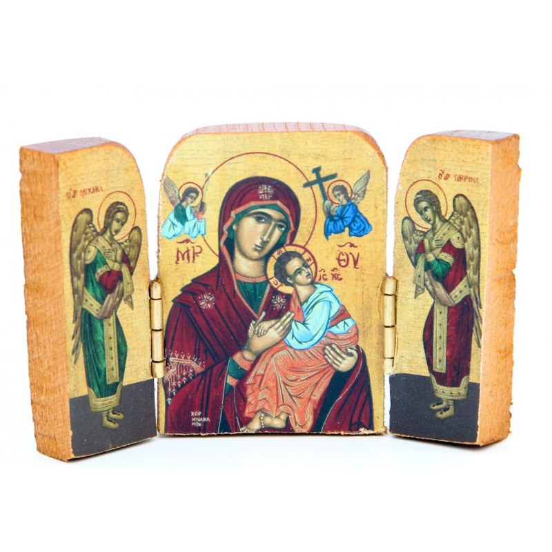 Small Tryptch Icon - Our Lady